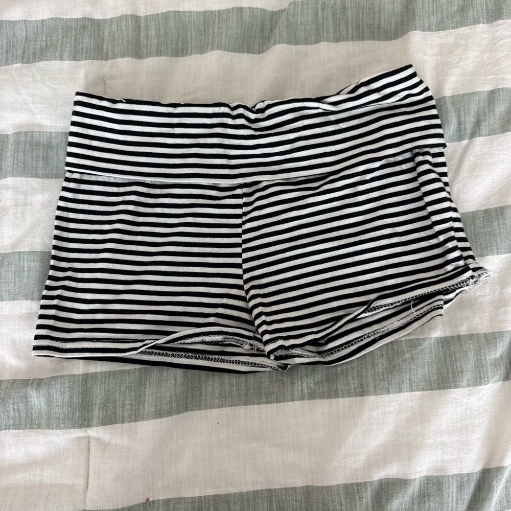 Striped Women's Bike Shorts